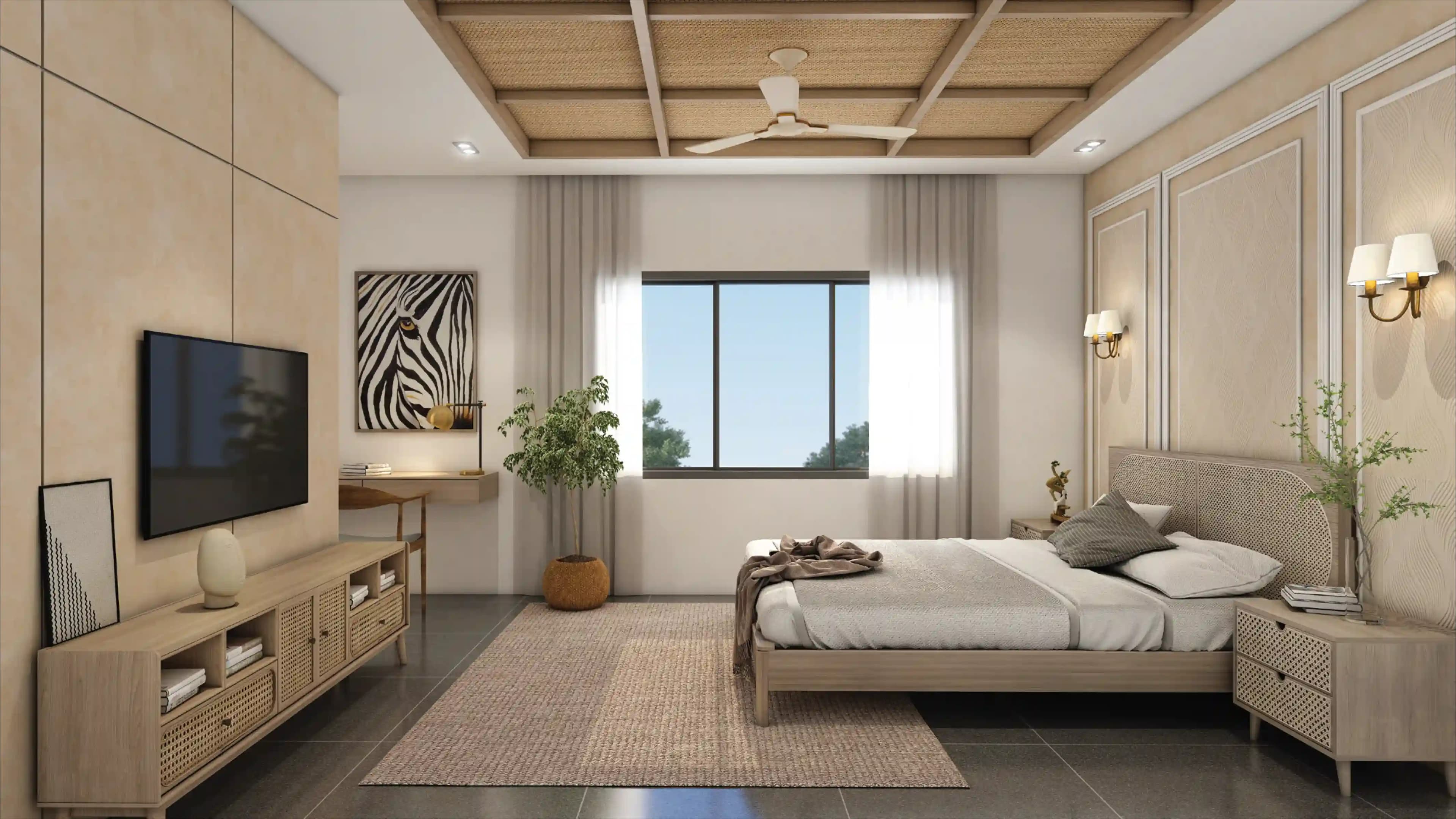 Bedroom at Classic Indian Earth