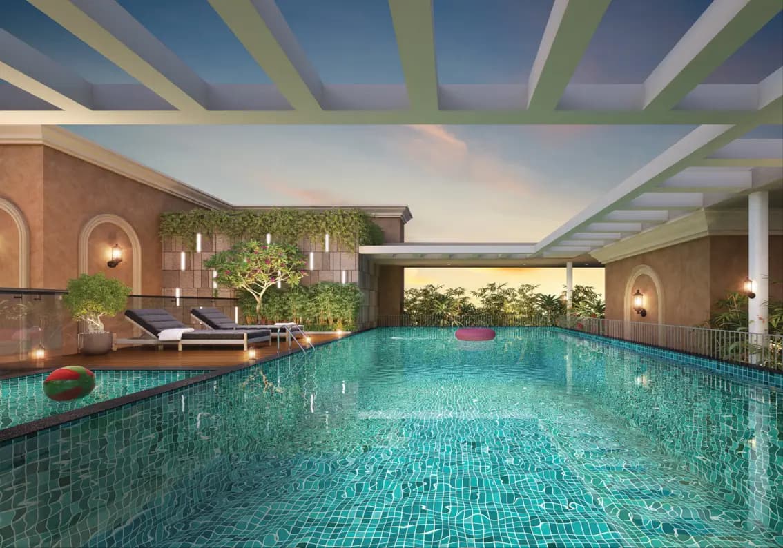 Landscaped rooftop at Indian Earth