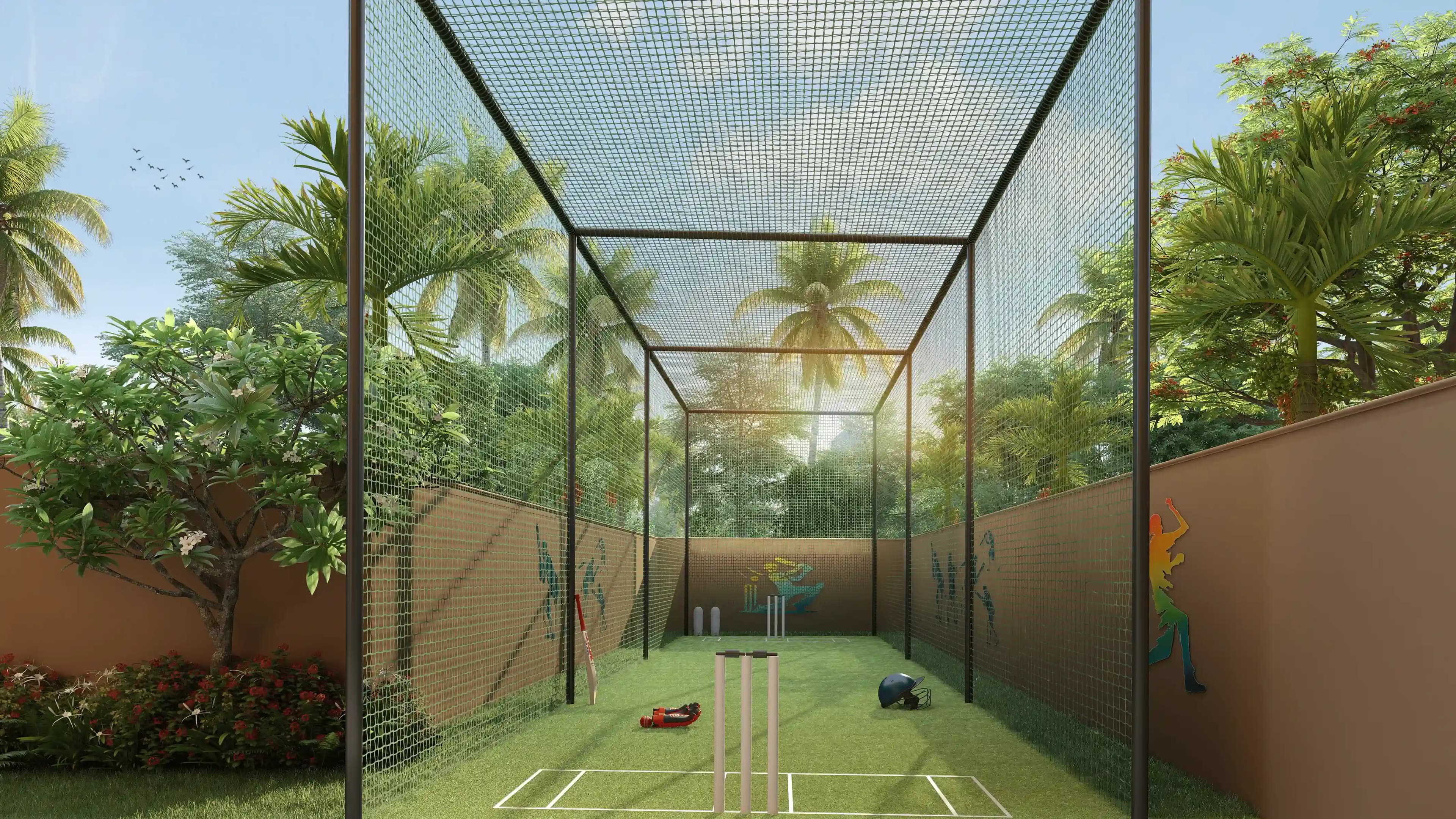 Cricket Net at Classic Indian Essence